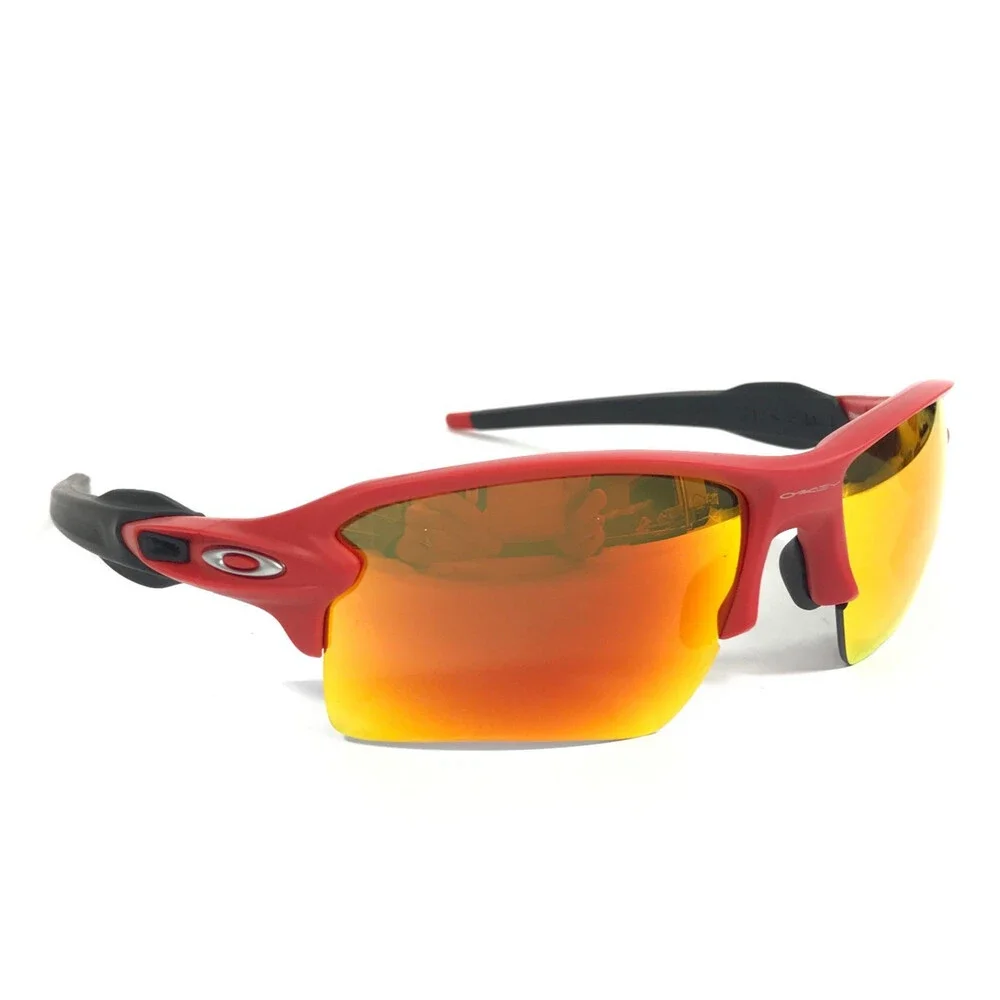 Oakley Sunglasses Flak 2.0 XL OO9188-J159 Matte Redline Frames Prizm Ruby Lenses